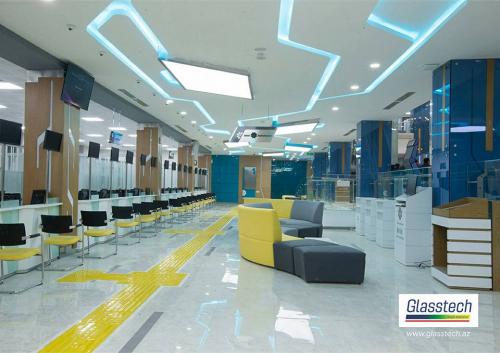 ASAN xidmət şüşə dekorativ shushe sutun ve kolonna üzləməsi