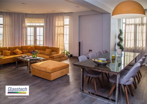 Ev dizayn edən zaman glasstech shushe mebel istifadəsi geniş imkanlar yaradır