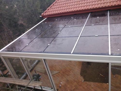 şüşə tavan və örtük konstruksiya