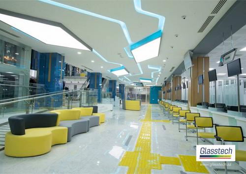 İnteryer dizaynın Şüşə sütun və dekorativ üzləməsi Glasstech