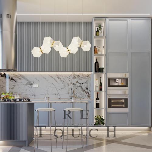 Retouch interyer dizayn şirkəti ilə birgə tərtib etdiyimiz layihə