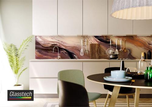 oniks teksturalı mətbəx fartuk