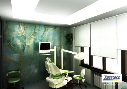 stomatoloji kabinet divar dekorativ