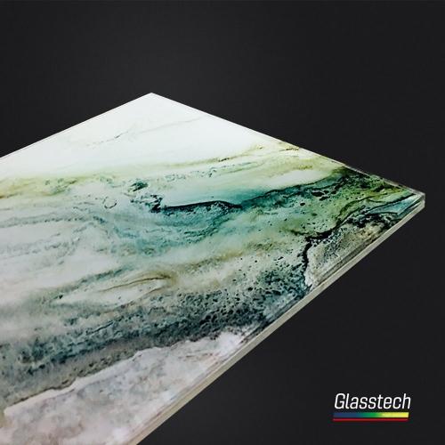 oniks abstrakt daş şüşə